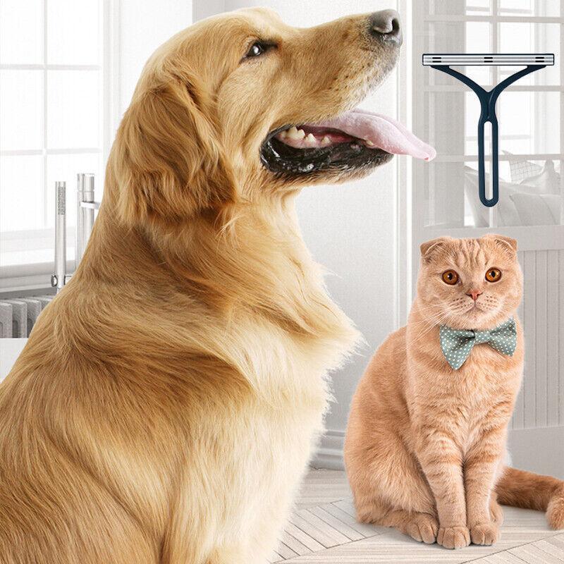 Pluisverwijderaar Huisdier Hond Kat Haar Bont Reiniging Kleding Mat Sofa Fuzz Borstel Scheerapparaat Roze